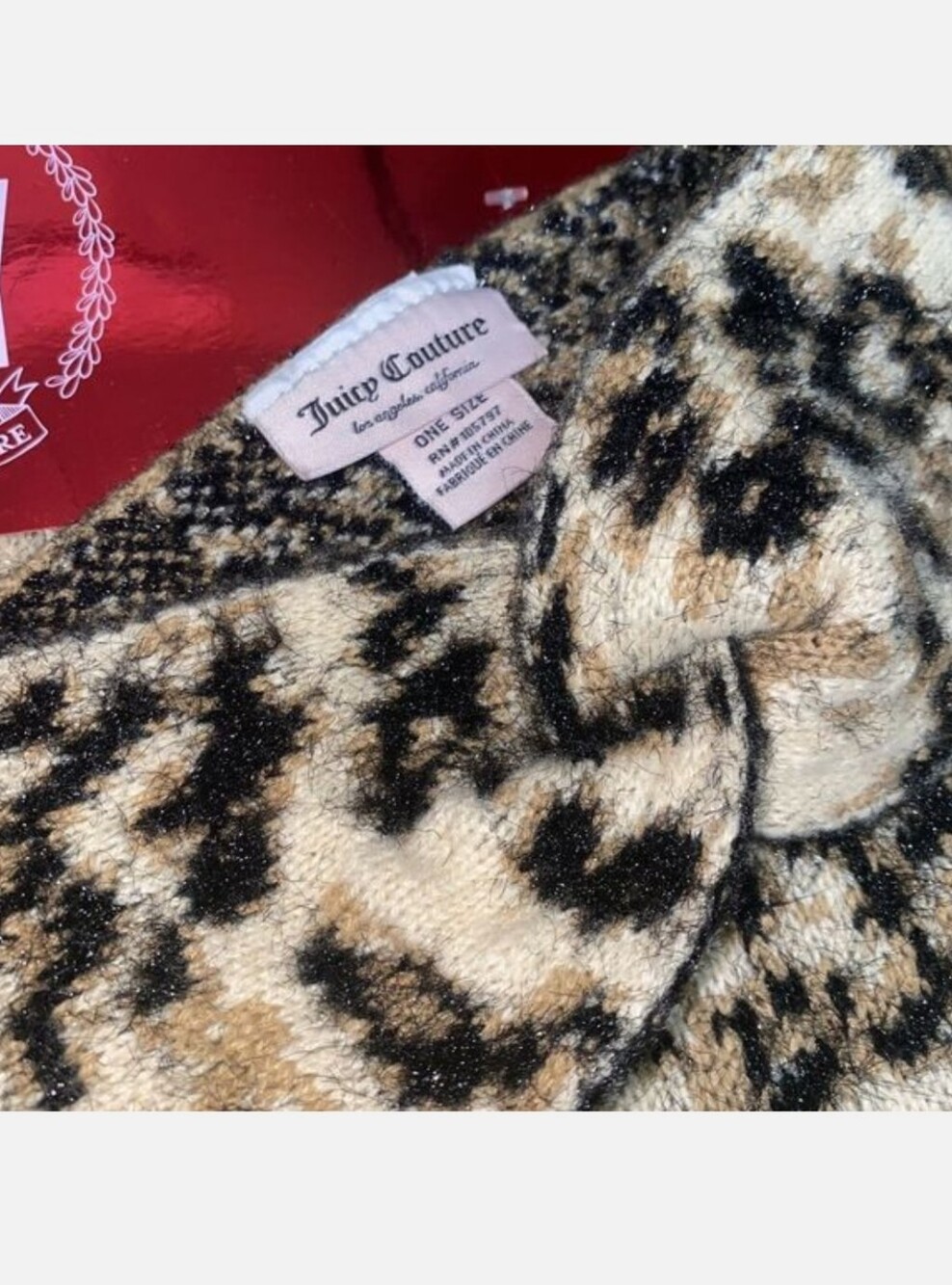 Scarf And Headband Set Leopard Print Gift Set Cottage Career Wear Lagenlook NWT - Picture 2 of 9